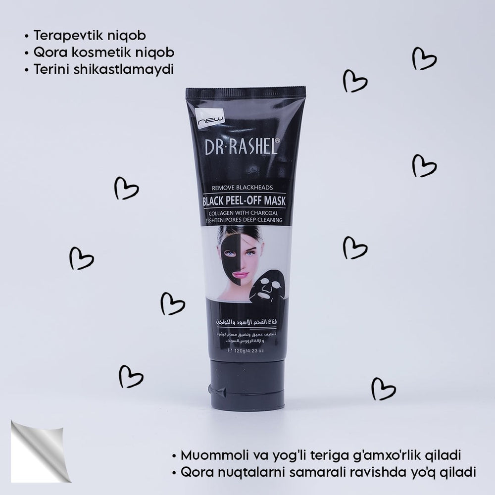 DR.RASHEL Black peel-Off mask Qora Maska