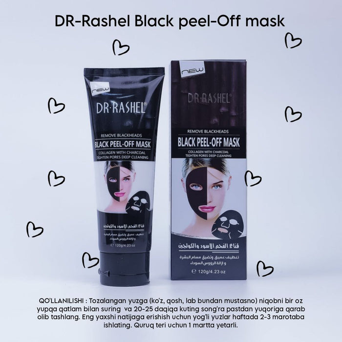 DR.RASHEL Black peel-Off mask Qora Maska