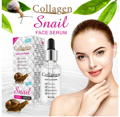 Collagen Snail Face Serum Ajinlarga Qarshi Serum